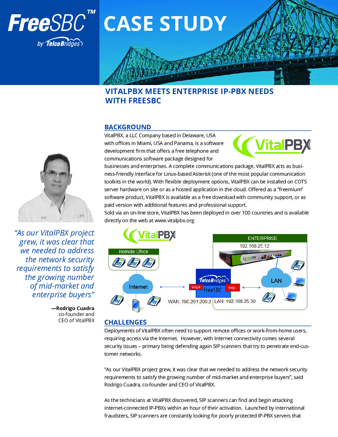 VitalPBX Case Study PDF cover