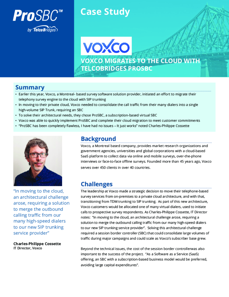 Voxco Case Study PDF cover