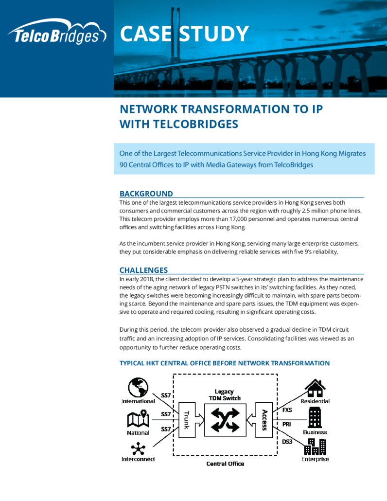 IP Network Transformation Case Study PDF cover