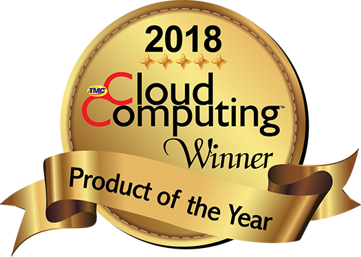 Cloud Computing Product of the Year 2018 award